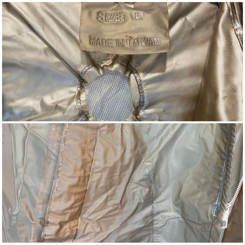 Semi-Translucent Waterproof Rain Jacket/Coat - Sz… - image 3